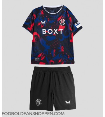 Rangers Tredjetrøje Børn 2024-25 Kortærmet (+ Korte bukser)